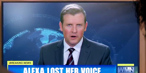 Alexa loses her voice