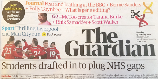 The Guardian rebrand