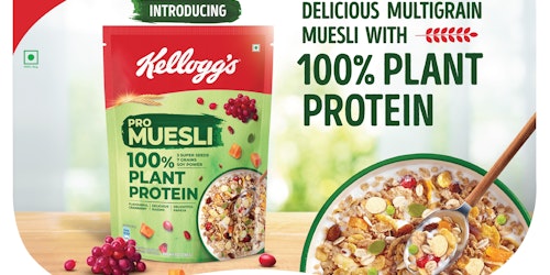 Kellogg’s launches plant-based Pro muesli in India