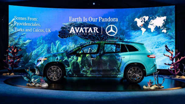 mercedes SUV with avatar styling