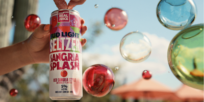 bud light seltzer with bubbles