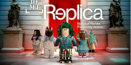the met's replica app within roblox