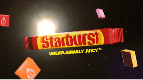 starburst candies in space