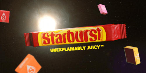 starburst candies in space
