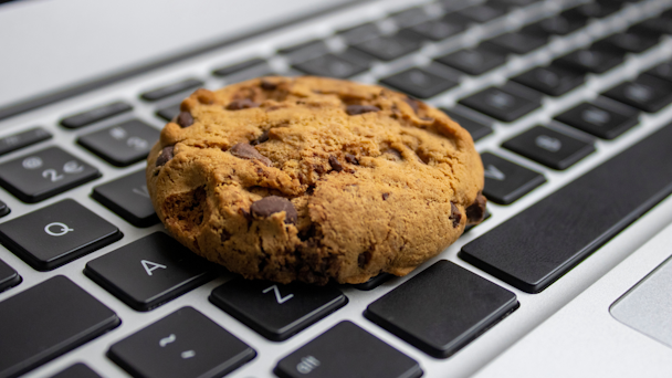 cookie on a computer