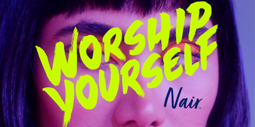 title card that says "worship yourself"