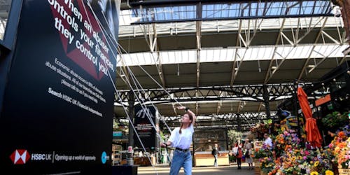 'when an abuser controls your finances, they control you' HSBC campaign 'when an abuser controls your finances, they control you' HSBC campaign