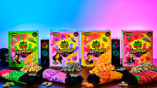 sour patch kids' latest campaign features custom boxes branded for twitch streamers