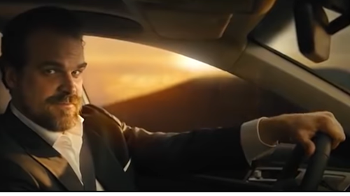 Stranger Things Star Jim Hopper in "It's a Tide Ad"