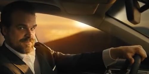 Stranger Things Star Jim Hopper in "It's a Tide Ad" Stranger Things Star Jim Hopper in "It's a Tide Ad"