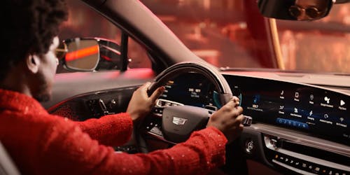 labrinth driving a cadillac lyriq labrinth driving a cadillac lyriq