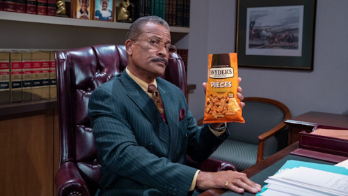 seinfeld's jackie chiles appears in new snyder's advert