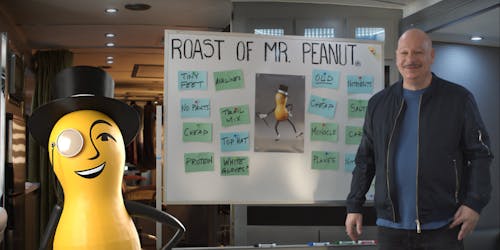 mr. peanut and jeff ross mr. peanut and jeff ross