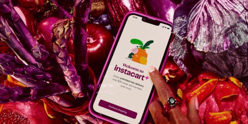 screenshot of instacartplus' welcome page screenshot of instacartplus' welcome page