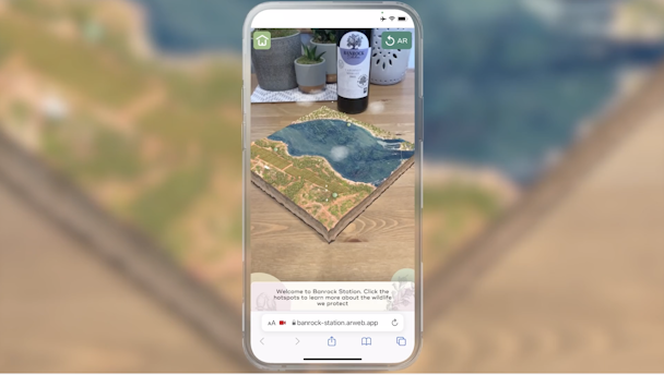 AR experience for Banrock Wine created by Zappar