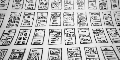 Hand-drawn web designs for mobile