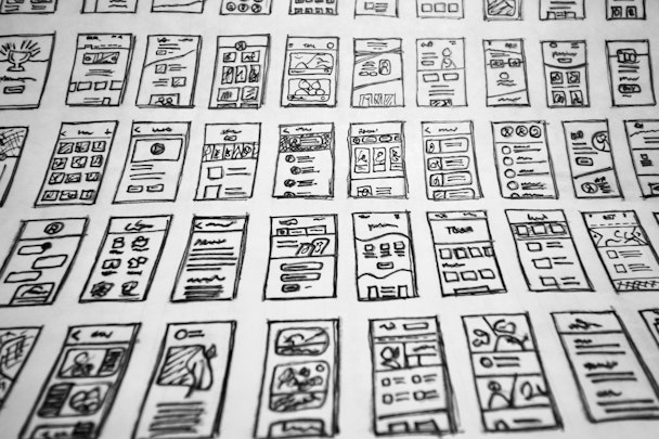 Hand-drawn web designs for mobile