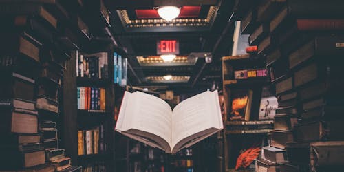 Book levitating Book levitating