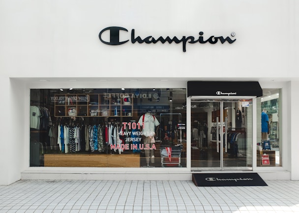 Champion storefront 