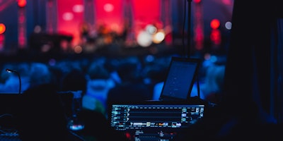 Music software at live event