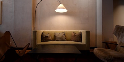 Mid-century modern style sofa