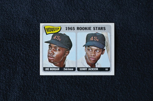 Baseball trading card: Joe Morgan and Sonny Jackson