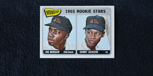 Baseball trading card: Joe Morgan and Sonny Jackson