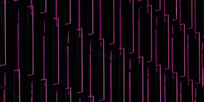 Purple neon lines on black background