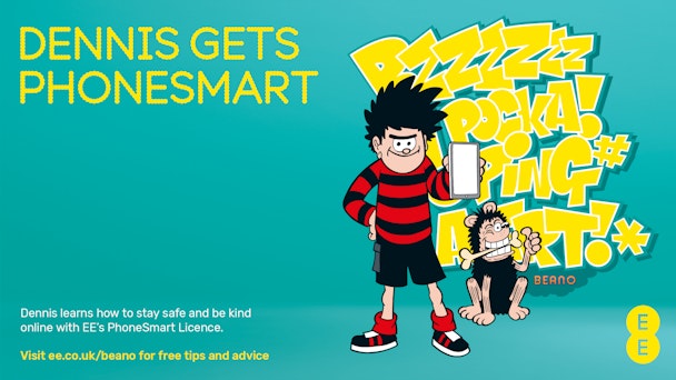 Dennis the Menace and Minnie find out how to stay safe online