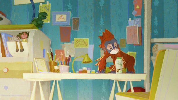 Still showing monkey from Iceland's banned Christmas ad