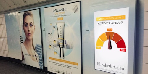 Elizabeth Arden Outsmart the City Tube Campaign
