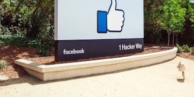 Facebook sign 