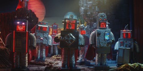 john lewis new ad waitrose rebrand robots singing on stage john lewis new ad waitrose rebrand robots singing on stage