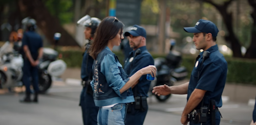 kendall jenner pepsi protest ad