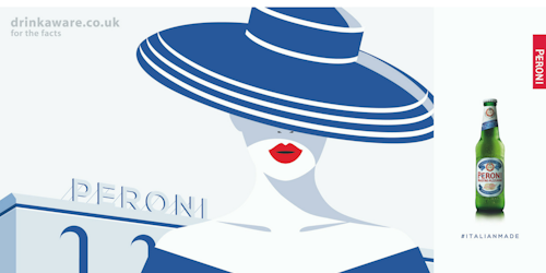 Peroni turns its focus to heritage with illustrated 'Italian Made' campaign