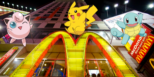 Pokemon Go partnership McDonald's