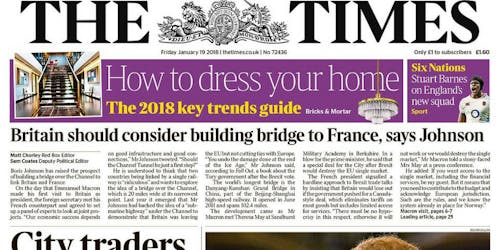 The Times earns title of Britain’s most trusted national paper The Times earns title of Britain’s most trusted national paper