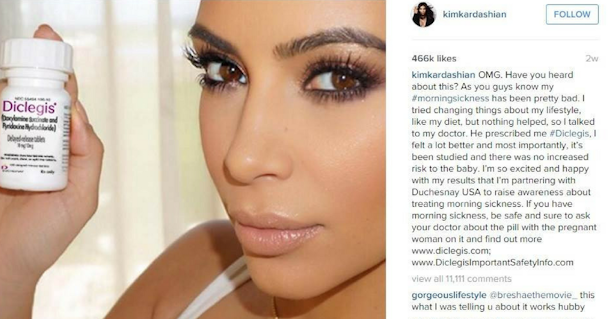 Kim Kardashian flouts FDA warning to promote medication on Instagram