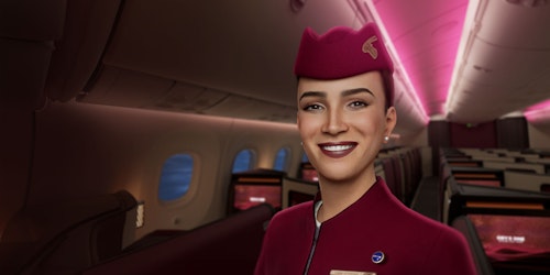 Digital AI cabin crew Sama takes Qatar Airways’ brand experience to the skies 