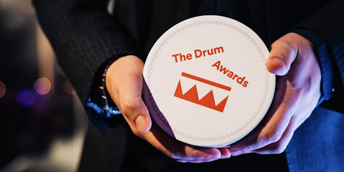 The Drum awards trophy