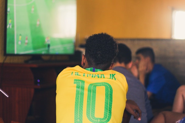 Soccer fans in Brazil watch their team