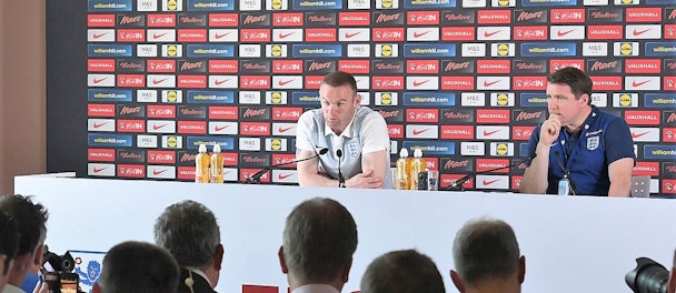 Wayne Rooney with Mark Whittle