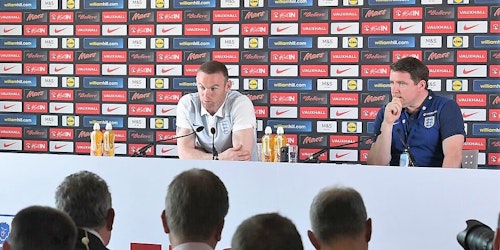 Wayne Rooney with Mark Whittle