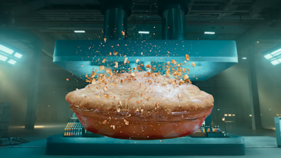 Apple Pie being Crushed
