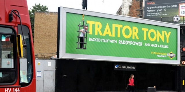 Paddy Power traitor Tony