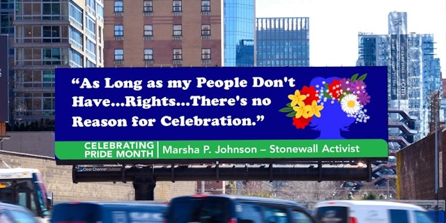 CCO's Marsha P Johnson OOH campaign