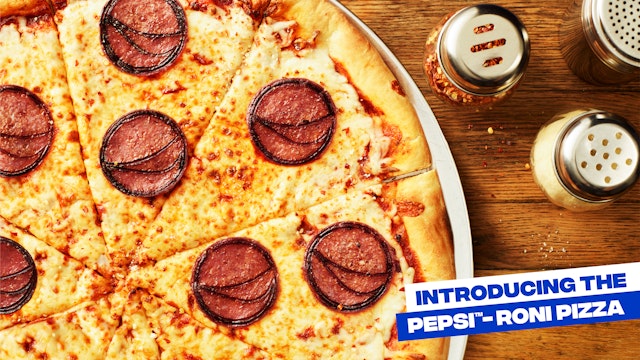 Pepsi-infused pepperoni pizza