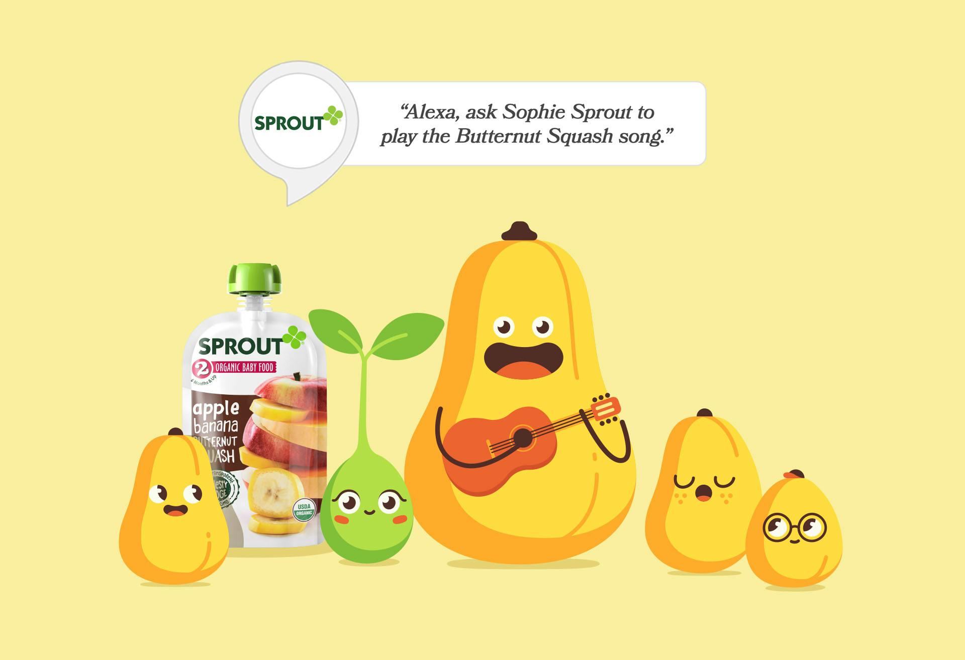 Sprout Foods Sophie Sprout by Walrus Creative Works The Drum