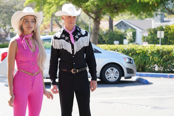 Barbie and Ken, in the 2023 movie Barbie