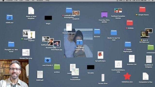 Reynolds' desktop screen
